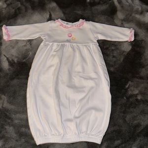 Magnolia Baby Conversation Hearts Pima Cotton Gown size Newborn
